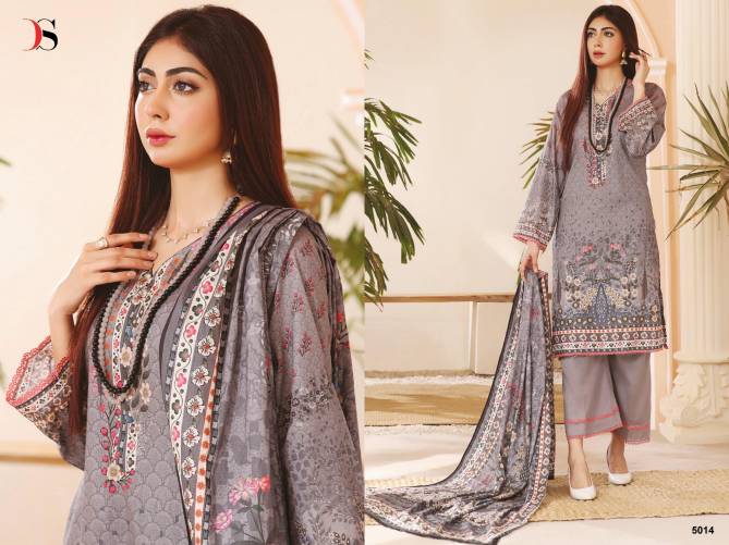 Firdous Lawn 24 By Deepsy Suits Embroidery Cotton Pakistani Suits Wholesale Shop In Surat